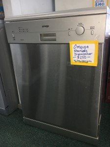 We have second hand dishwashers in stainless and white. 